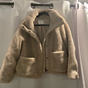 Old Navy Tan Sherpa Jacket